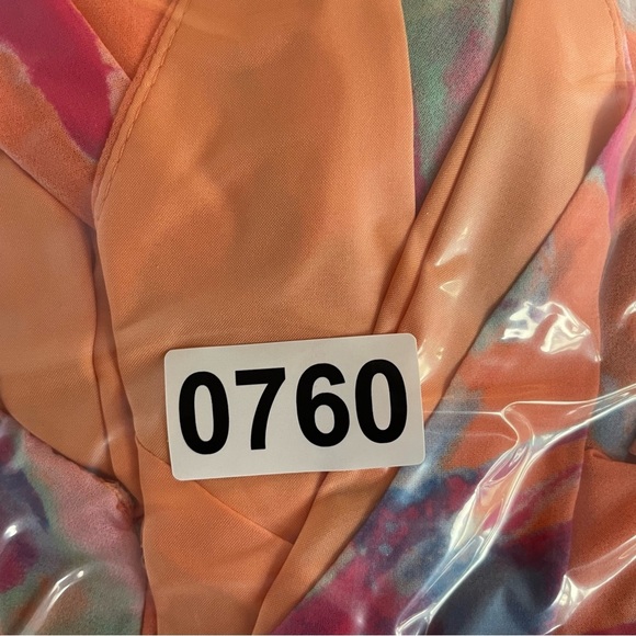 New! Wayf Alma Orange Floral Print Sleeveless Tiered Maxi Dress NWT 1705 - Picture 11 of 11